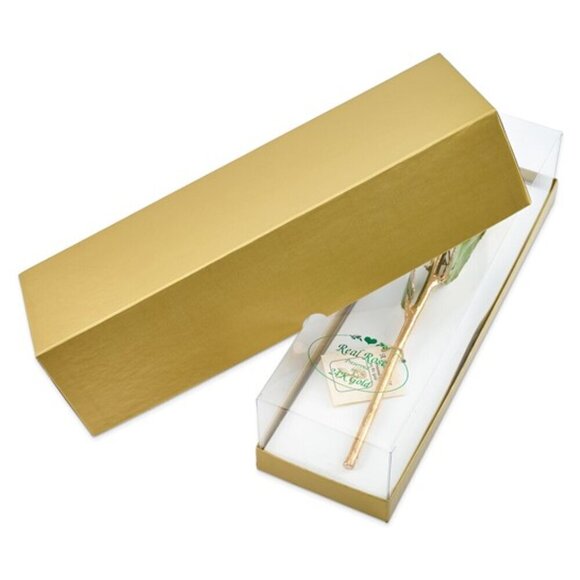 Lacquered 24K Gold-Plated Rose - Picture 3 of 3